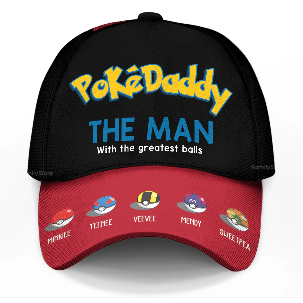 PoMo The Man With The Greatest Balls - Personalized Classic Cap - Gift For Dad, Husband, Fathers Day - CL10 NA94 - Image 5