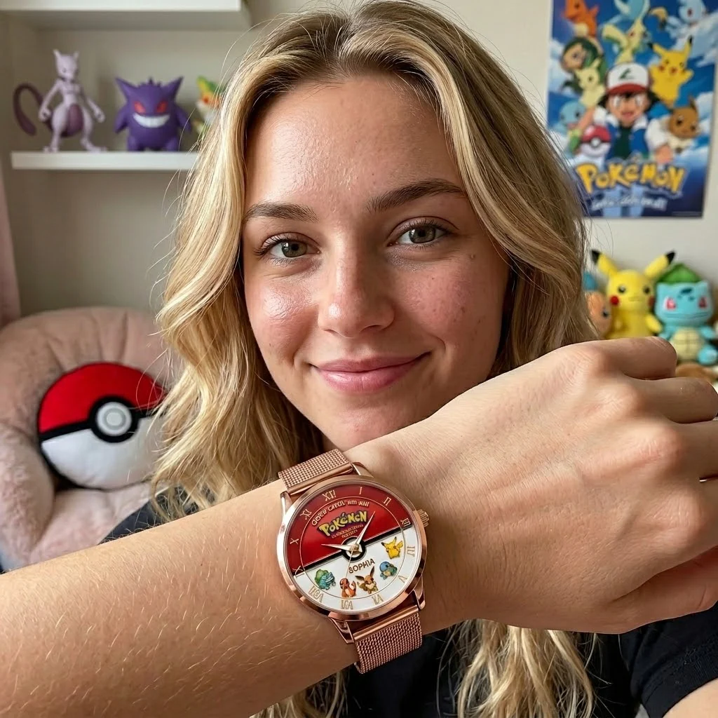 PoMo 30 Years Of Memories - Personalized Women Hand Watch - Gift For Her, Movie Fans NL122 - Image 3
