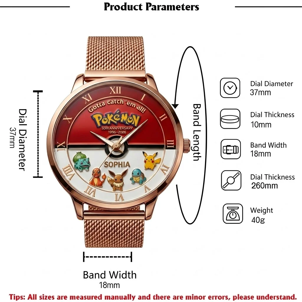 PoMo 30 Years Of Memories - Personalized Women Hand Watch - Gift For Her, Movie Fans NL122 - Image 5