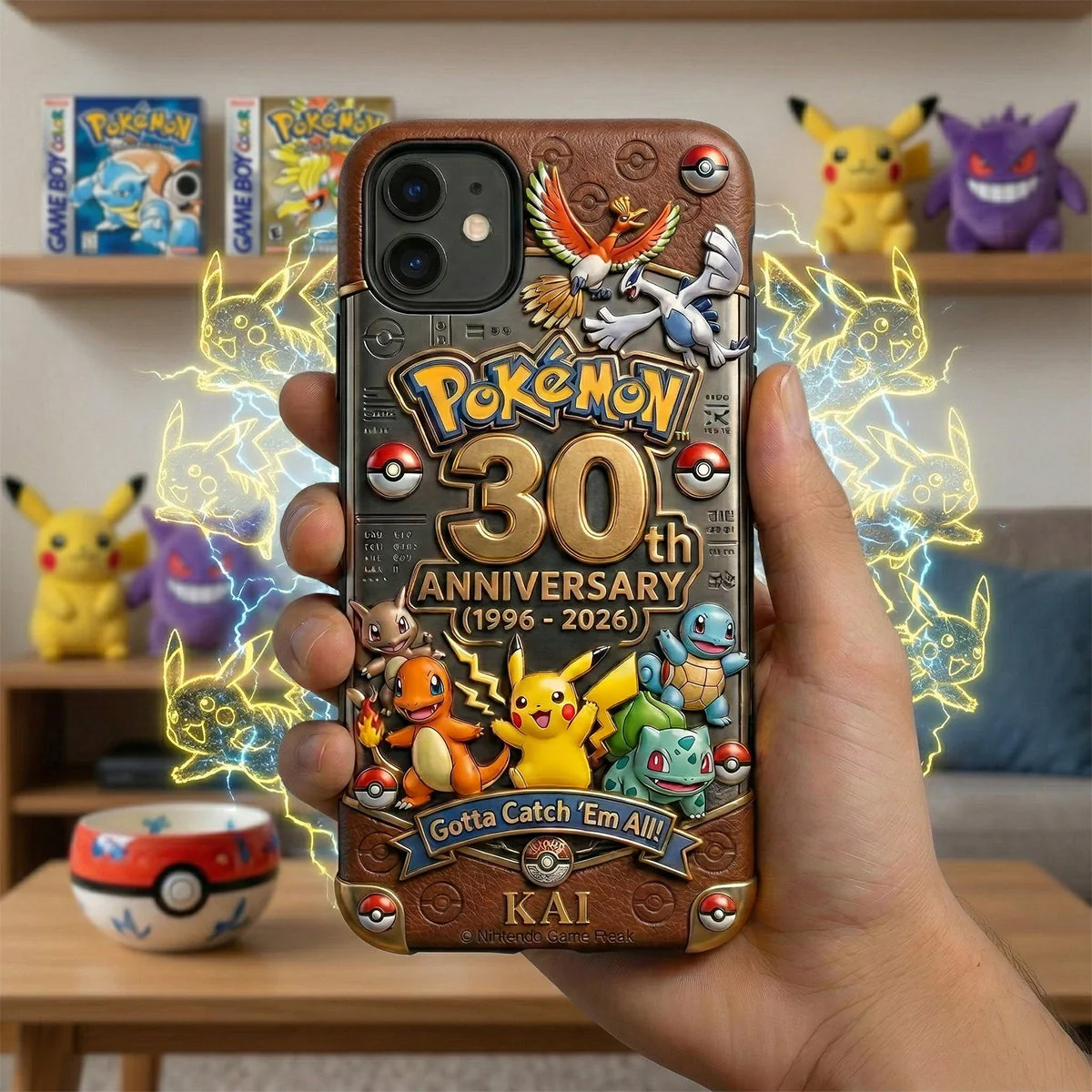 PoMo 30 Years Of Monster - Personalized Phone Case - Anniversary Gift For Movie Fans NL122