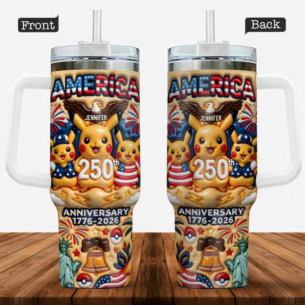 PoMo Celebrate 250 Years Of America - Personalized Tumbler - Gift For Movie Fans, Patriots HH01 - Image 3