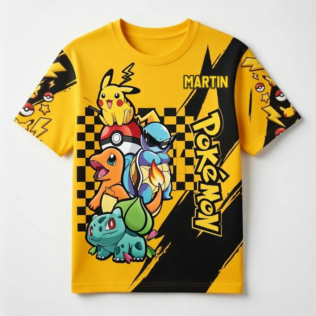 PoMo Celebrate 30 Years Of Catching Them All - Personalized All Over Shirt - Anniversary Gift For Movie Fans HH01 - Image 5