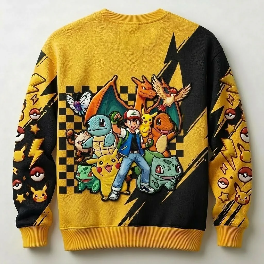 PoMo Celebrate 30 Years Of Catching Them All - Personalized All Over Shirt - Anniversary Gift For Movie Fans NL122 - Image 7