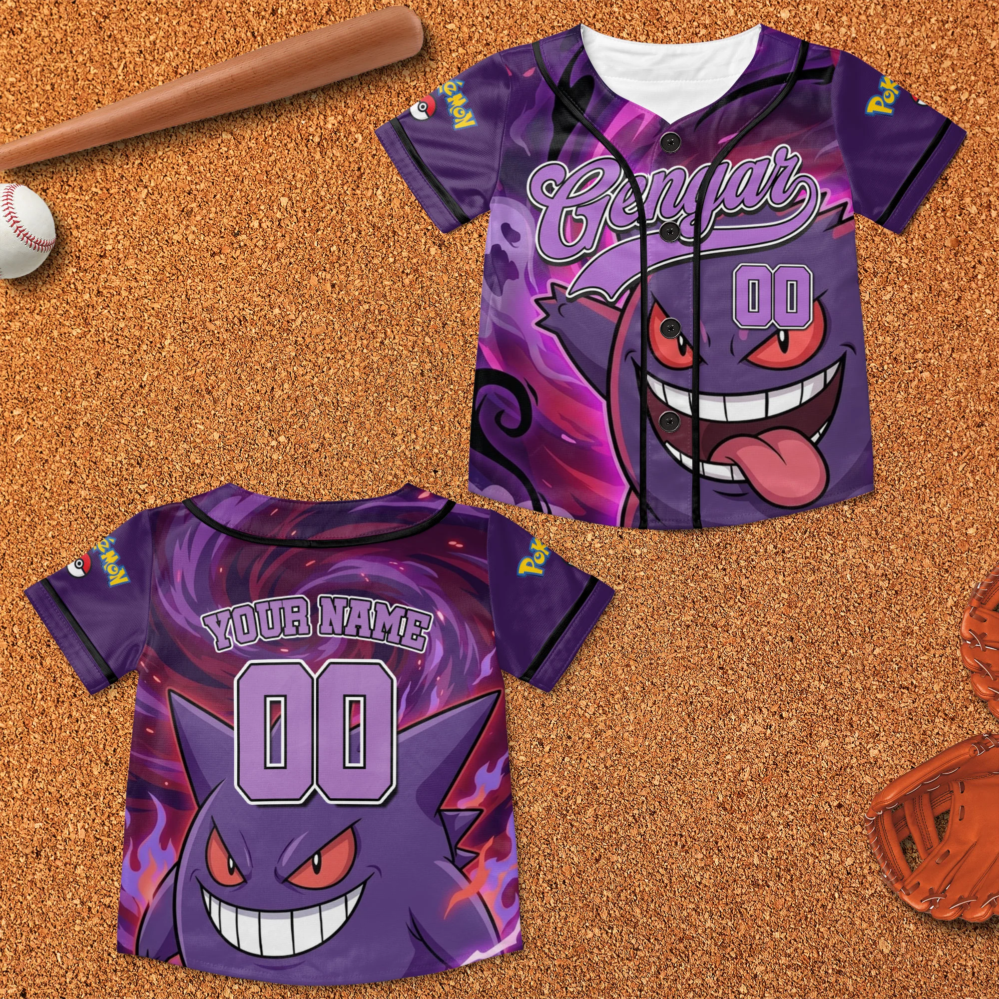 PoMo Celebrate 30 Years Of Catching Them All - Personalized Baseball Jersey - Anniversary Gift For Movie Fans HH01 - Image 8