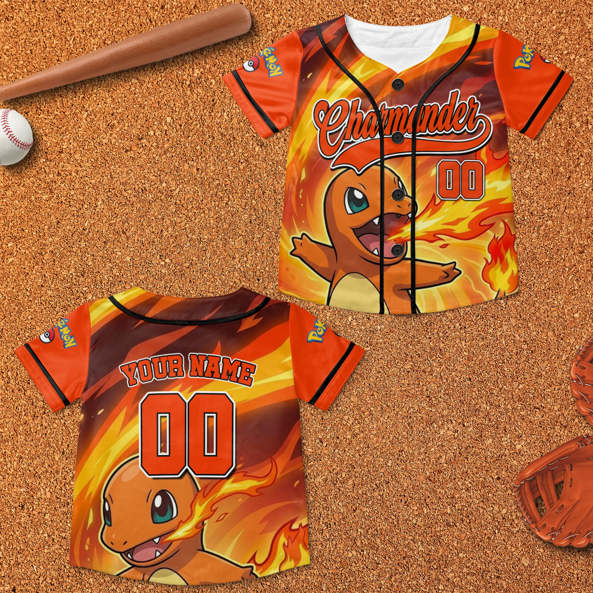 PoMo Celebrate 30 Years Of Catching Them All - Personalized Baseball Jersey - Anniversary Gift For Movie Fans HH01 - Image 9