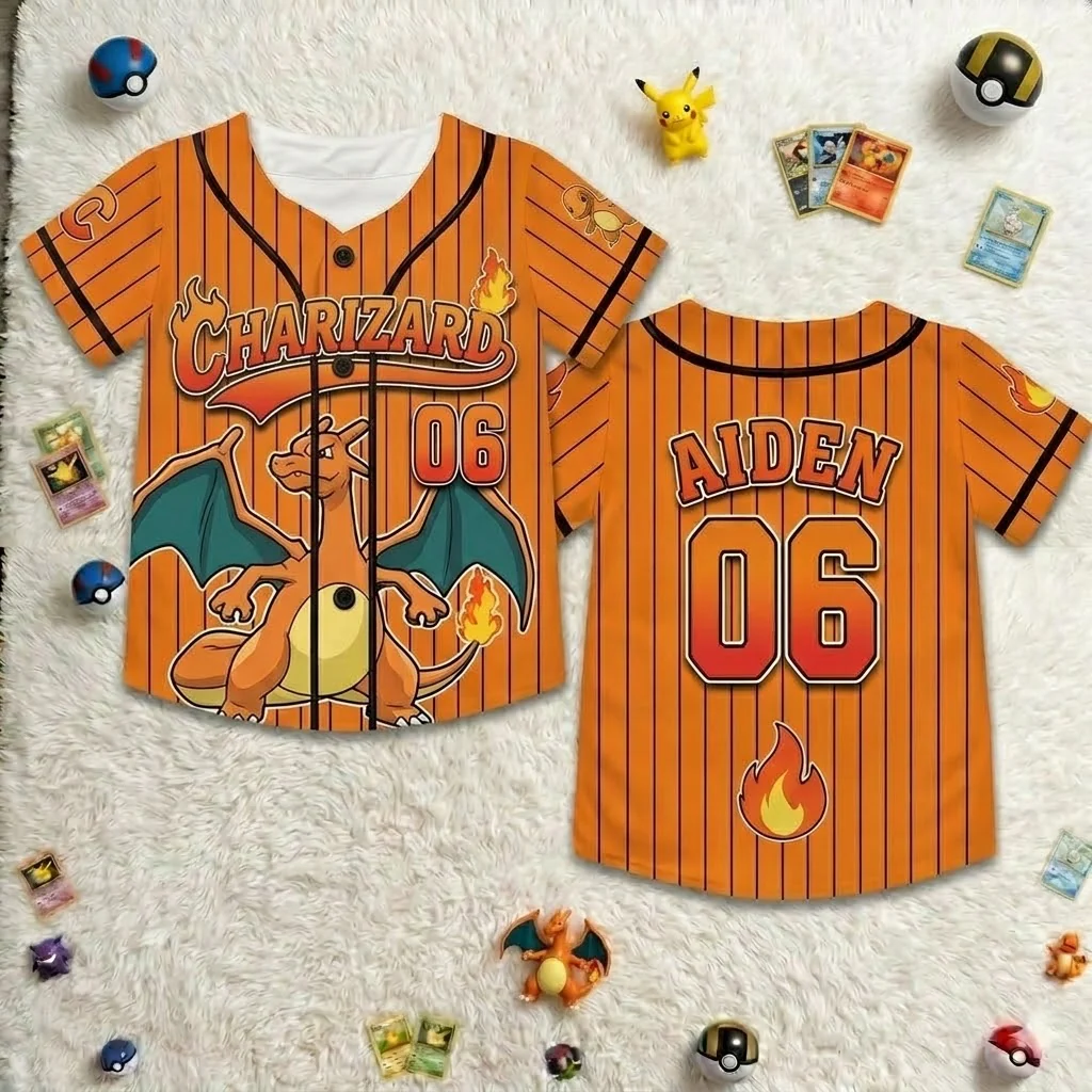 PoMo Celebrate 30 Years Of Catching Them All - Personalized Baseball Jersey For Kids, Youth, Adult - Gift For Movie Fans NL122 - Image 6