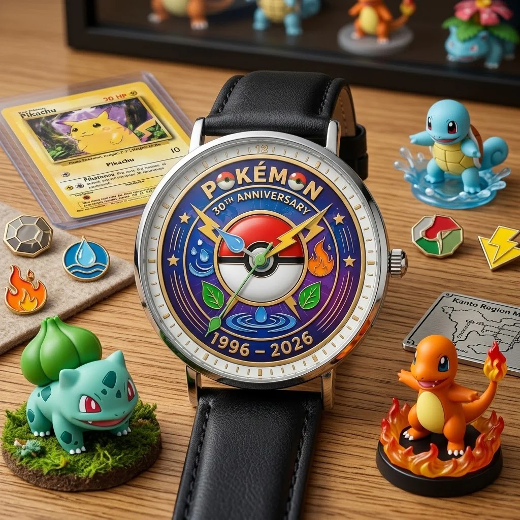 PoMo Celebrate 30 Years Of Catching Them All - Personalized Hand Watch - Anniversary Gift For Movie Fans NL122 - Image 3