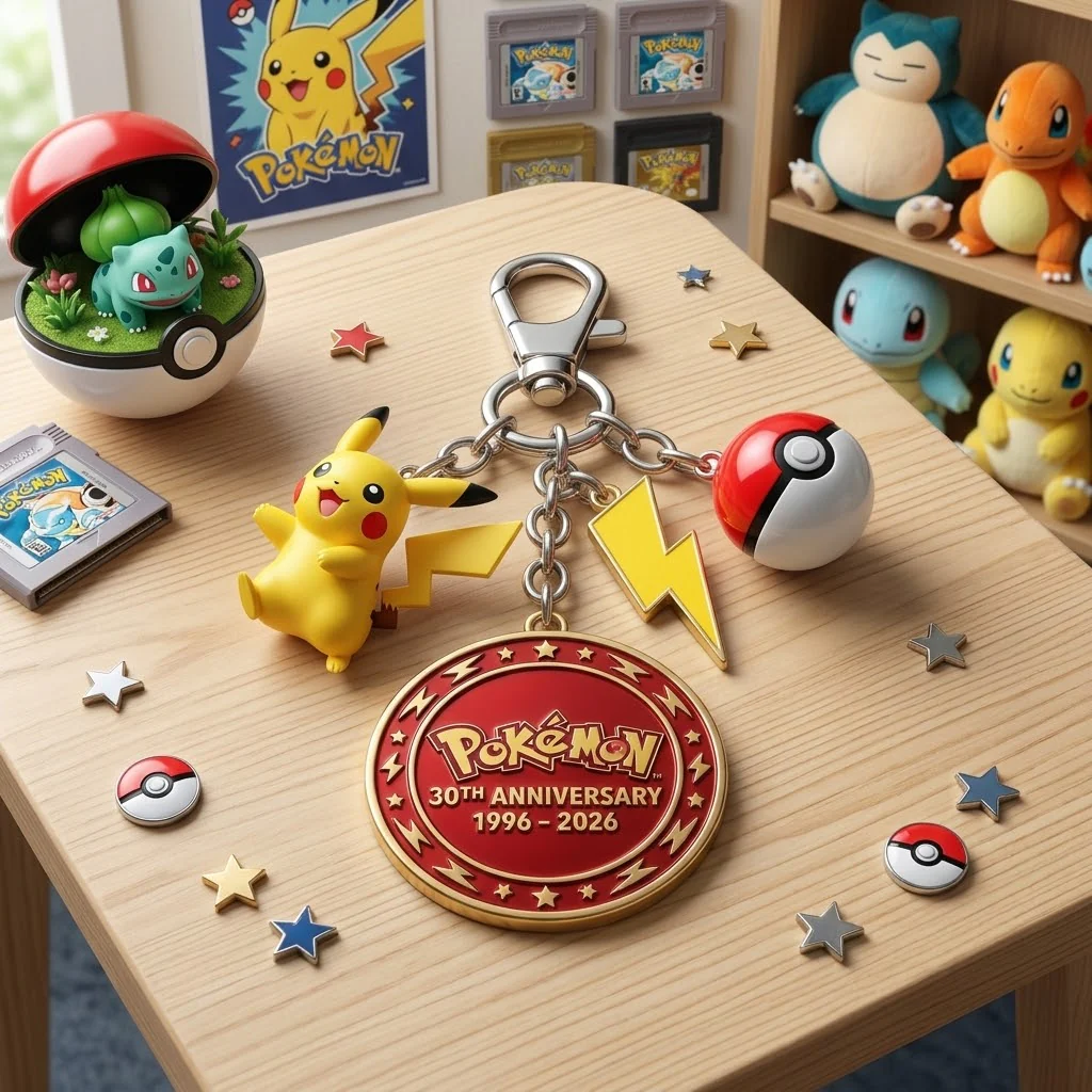PoMo Celebrate 30 Years Of Legendary Trainers - Personalized Limited Edition Keychain - Anniversary Gift For Movie Fans NL122