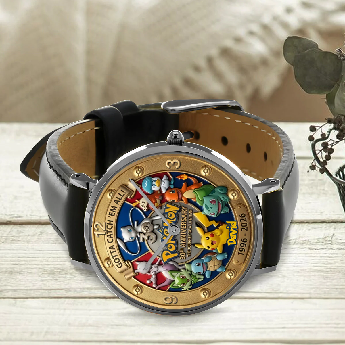 PoMo Celebrate 30th Anniversary Gotta Catch 'Em All - Personalized Hand Watch - Gift For Movie Fans HH01 - Image 5