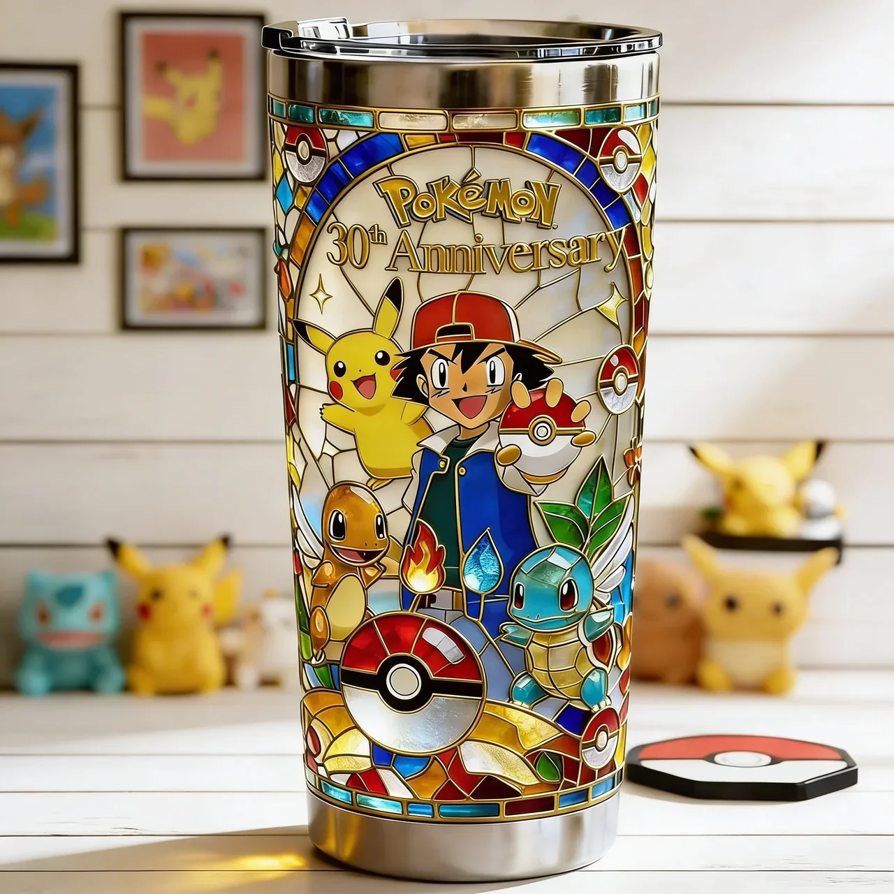 PoMo Celebrate 30th Anniversary Of Catching Them All - Personalized Tumbler - Gift For Movie Fans HH01 - Image 2
