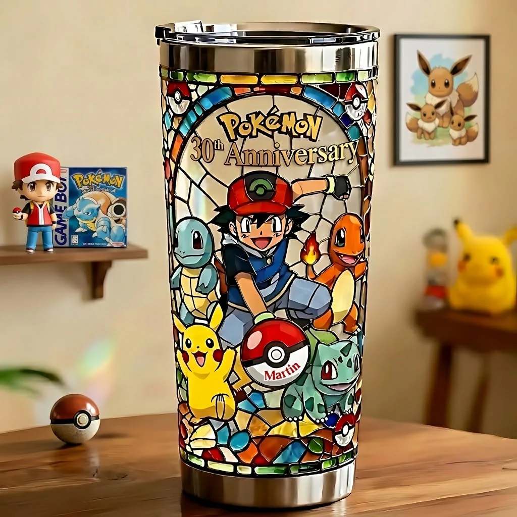 PoMo Celebrate 30th Anniversary Of Catching Them All - Personalized Tumbler - Gift For Movie Fans NL122