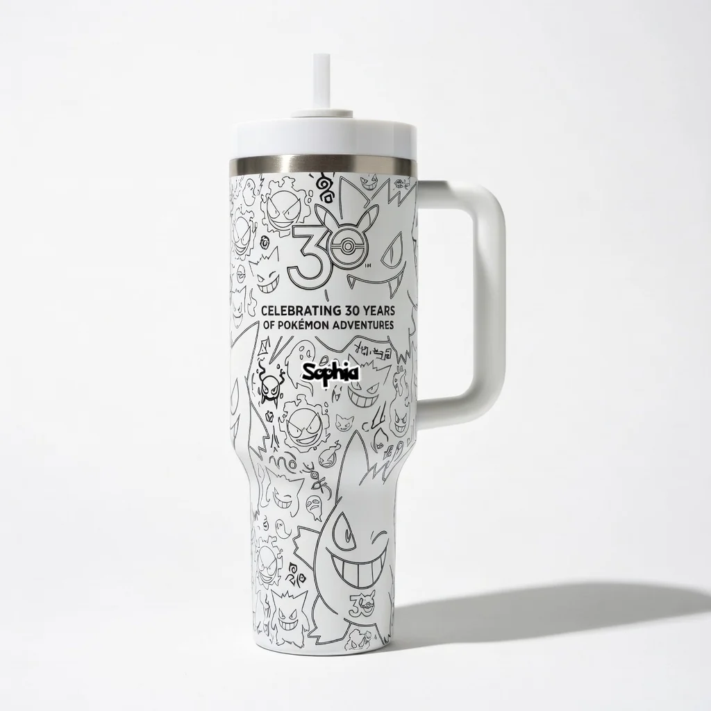 PoMo Celebrate 30th Years Of Magic - Personalized Tumbler 40oz With Strap - Gift For Movie Fans HH01 - Image 3