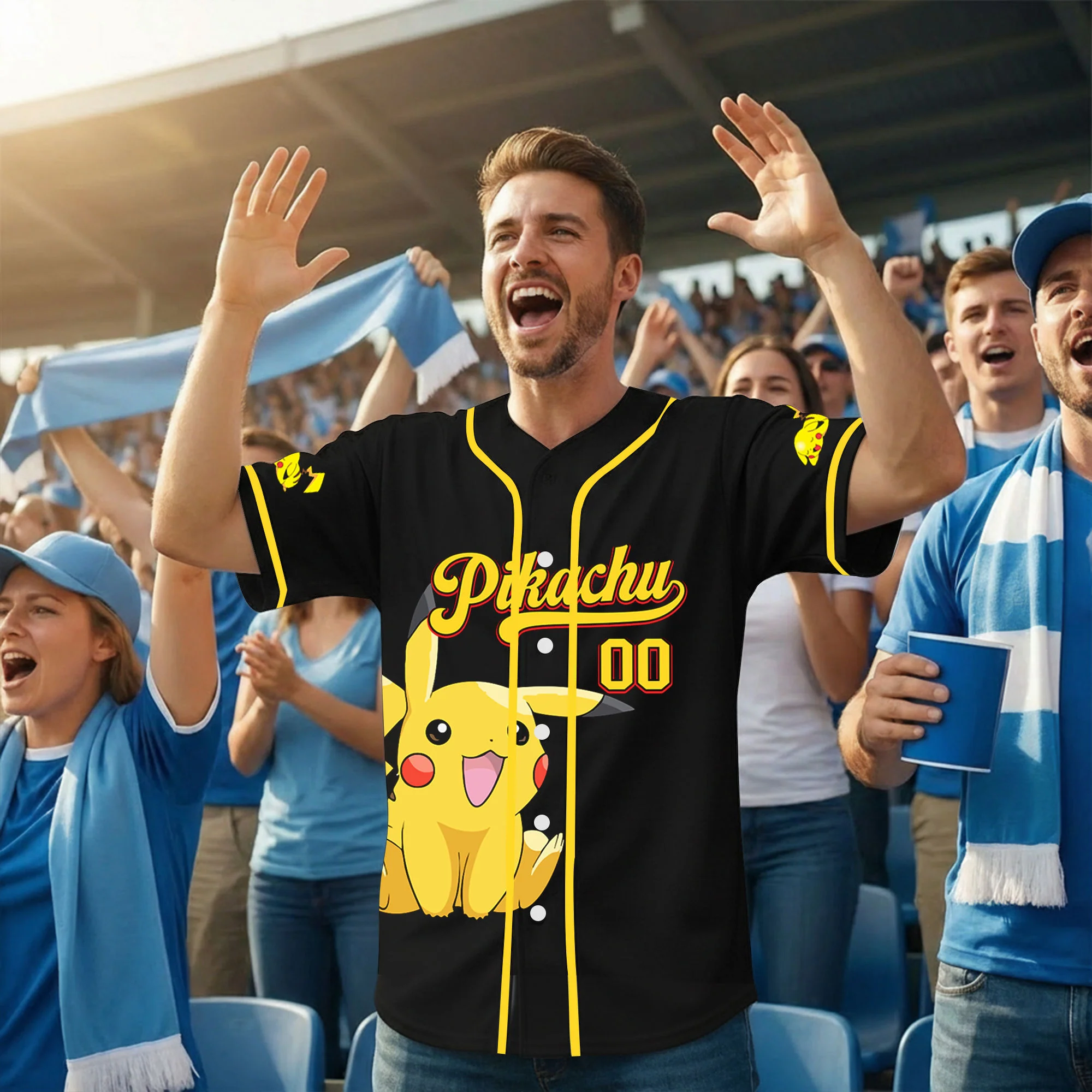 PoMo I Choose You - Personalized Baseball Jersey - Gift For Couple, Movie Fans | CL60 HH01 - Image 4