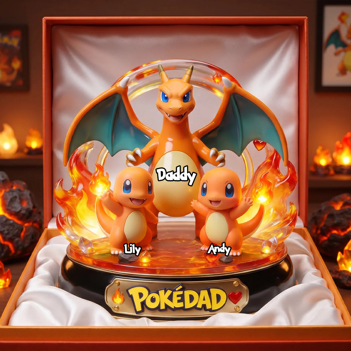 PoMo Pokedad - Personalized Acrylic Plaque - Gift For Father's Day, Movie Fans - Image 3
