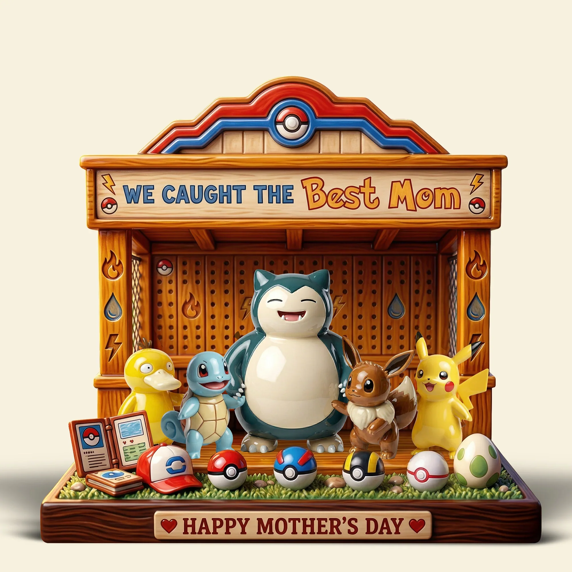 PoMo We Caught The Best Mom - Personalized Acrylic Plaque - Gift For Mom, Movie Fans - Image 4