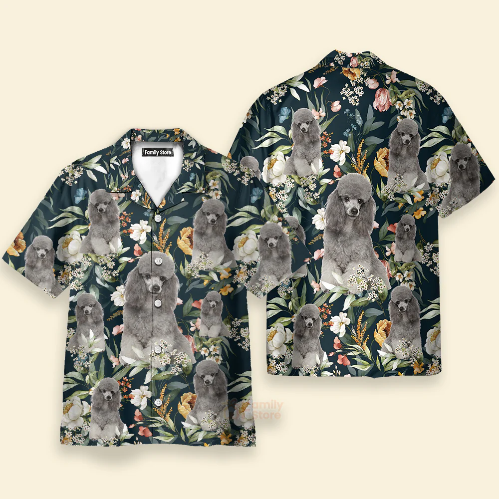 Upload Photo Dog Face - Hawaiian Shirt PN302110Lb - Image 2