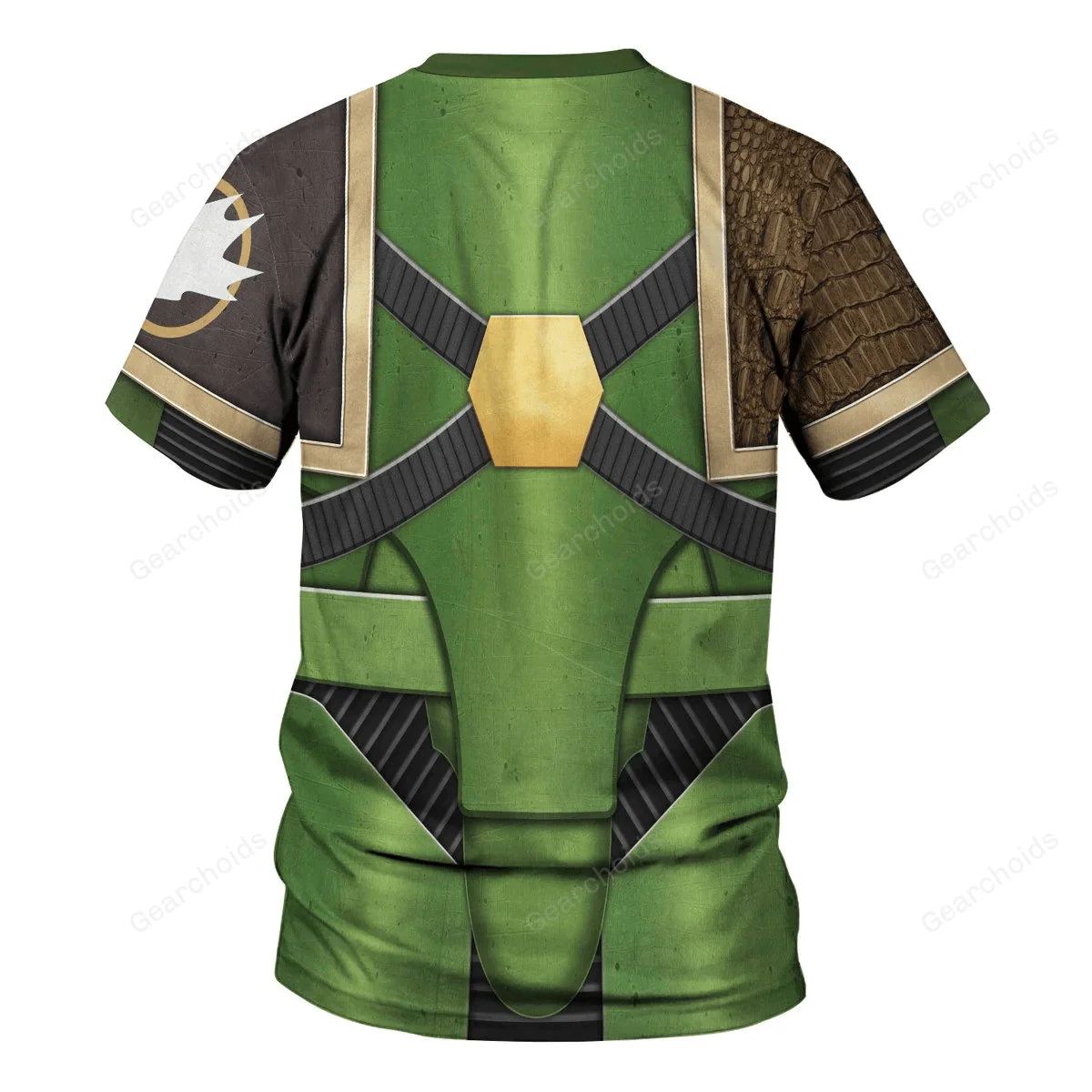 Pre-Heresy Salamanders In Mark IV Maximus Power Armor - Costume Cosplay T-shirt CSWRH023 - Image 2