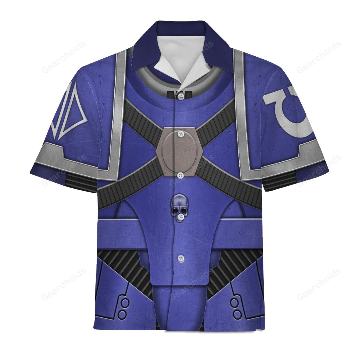 Pre-Heresy Ultramarines In Mark IV Maximus Power Armor - Costume Cosplay Hawaiian Shirt CSWRH186