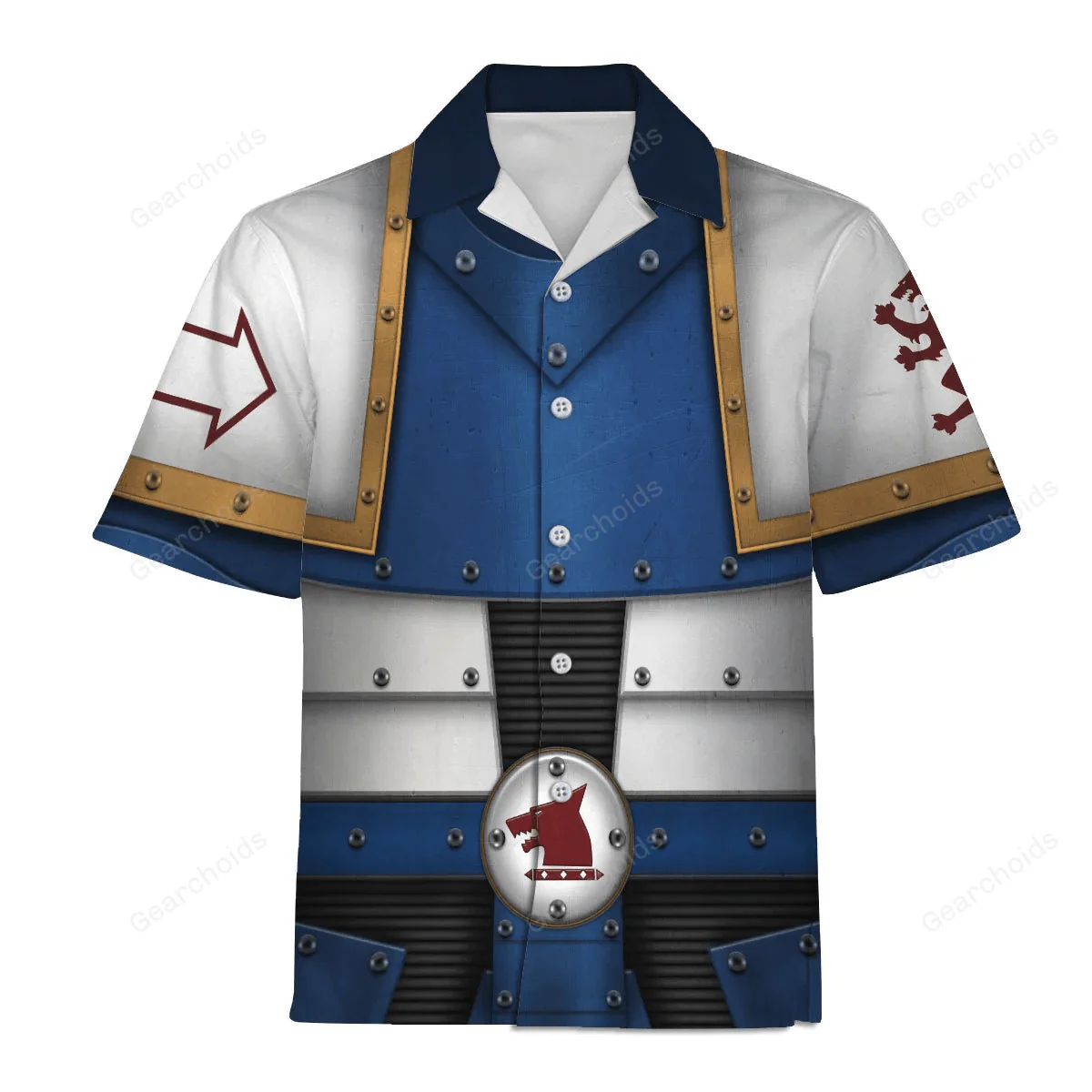 Pre-Heresy War Hounds Legion Colour Scheme - Costume Cosplay Hawaiian Shirt CSWRH069