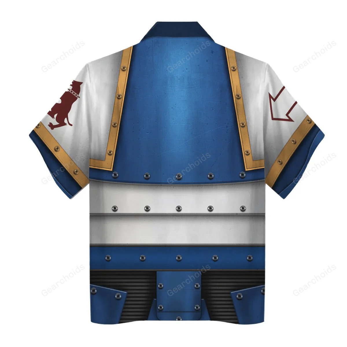 Pre-Heresy War Hounds Legion Colour Scheme - Costume Cosplay Hawaiian Shirt CSWRH069 - Image 2