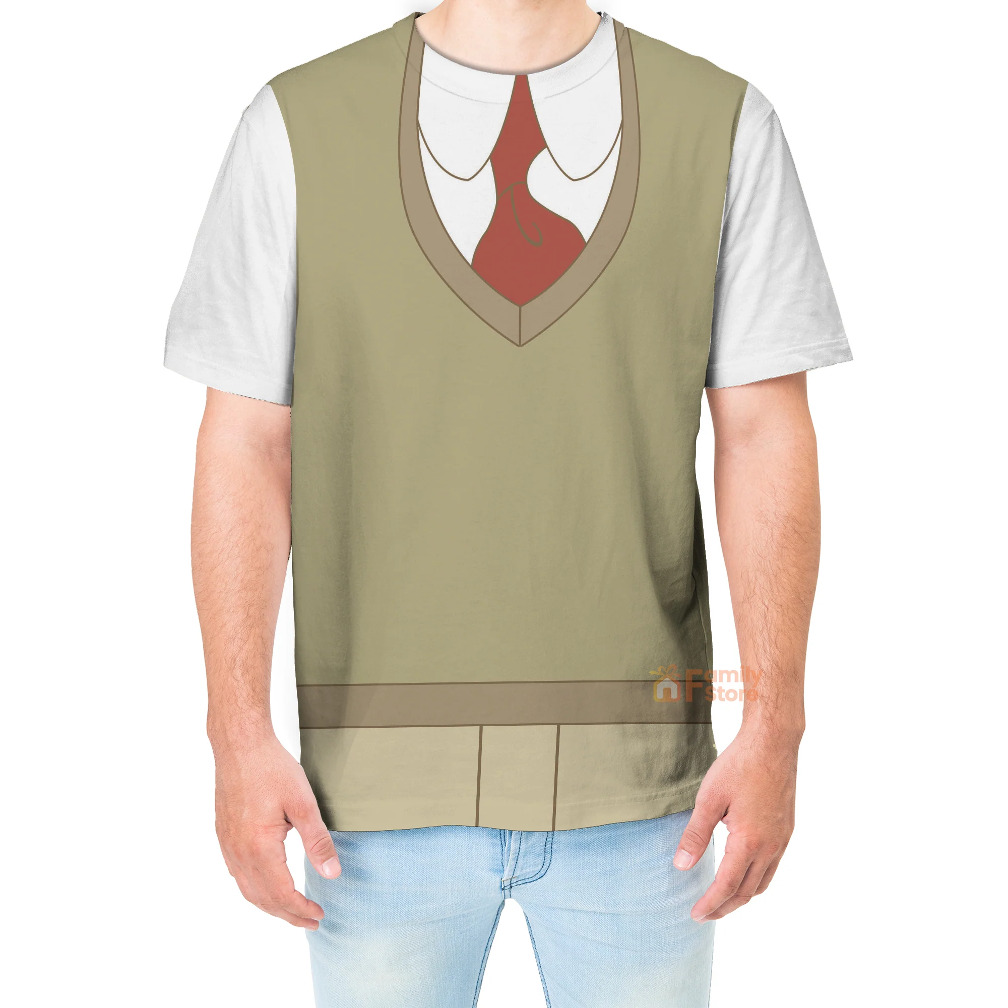 The Princess And The Frog Costume T-shirt For Men - Image 4