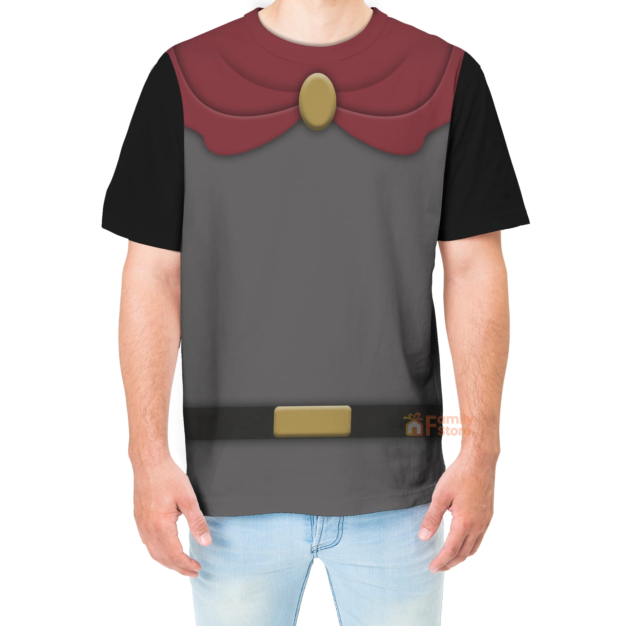 Prince Phillip Sleeping Beauty Costume T-Shirt - Image 4