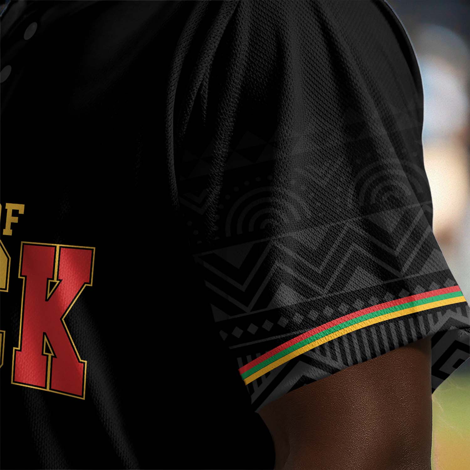 Product Of Black History - African American Baseball Jersey - Gift for Black Dad, Grandpa, Husband - Image 6