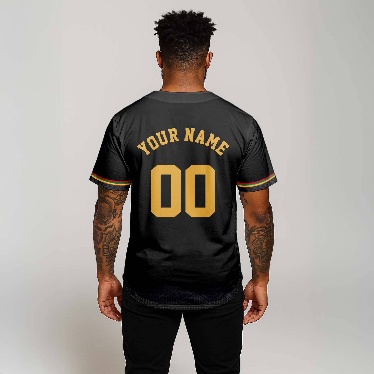 Product Of Black History - African American Baseball Jersey - Gift for Black Dad, Grandpa, Husband - Image 8
