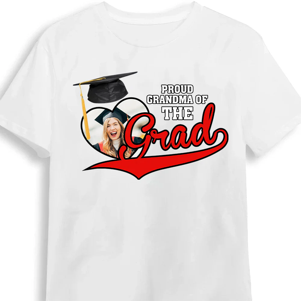 Proud Family Of The Class Of 2025 Graduate Senior - Personalized Shirt - Graduation Gift, Senior Gift | Custom Photo NH96 - Image 2