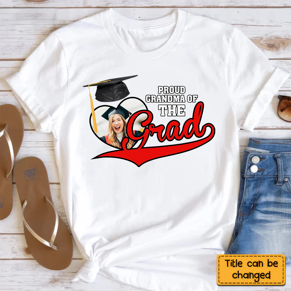 Proud Family Of The Class Of 2025 Graduate Senior - Personalized Shirt - Graduation Gift, Senior Gift | Custom Photo NH96 - Image 3