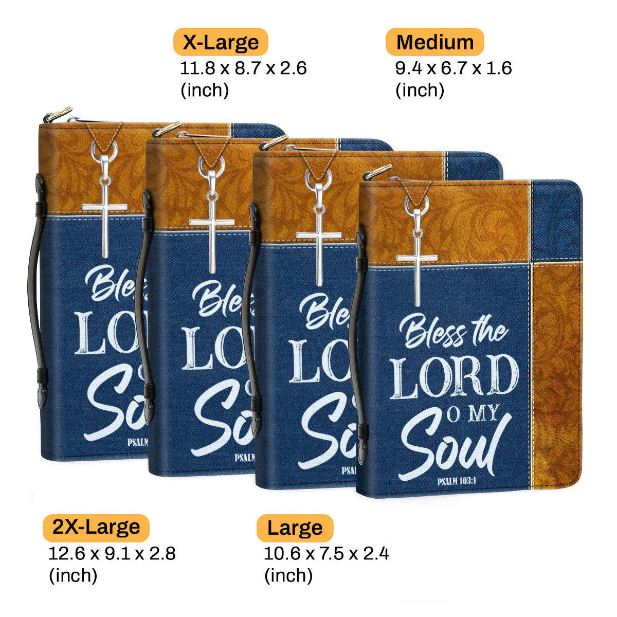 Psalm 1031 Bless The Lord O My Soul - Personalized Bible Covers - AT4081314 - Image 6