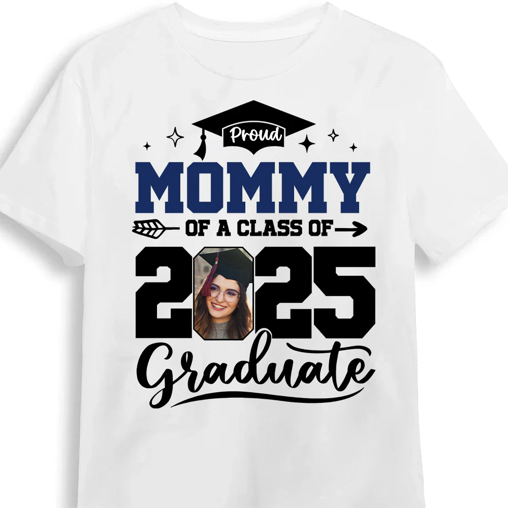 PT Custom Photo So Proud Of Being A Graduate - Family Personalized Custom Unisex T-shirt, Hoodie, Sweatshirt - Graduation Gift For Family Members, Siblings, Brothers, Sisters | Custom Photo