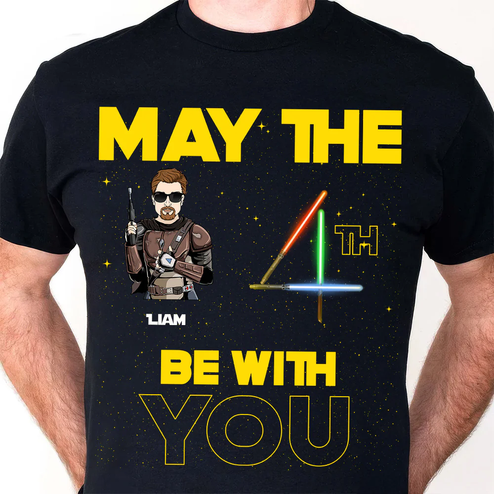 PT Stwa May The 4th Be With Your Family - Personalized Tshirt | CL09 - Image 6