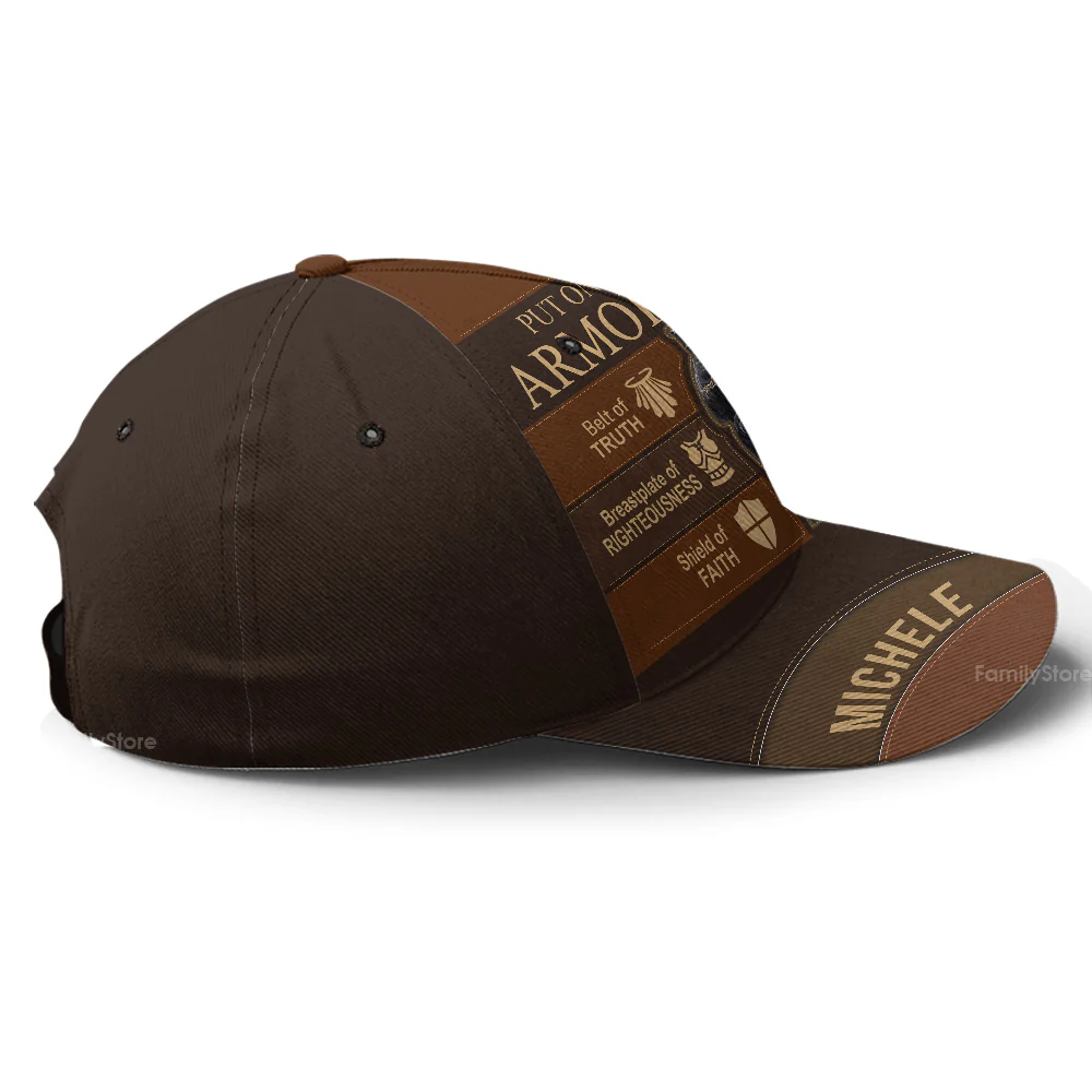 Put On The Full Armor Of God - Personalized Classic Cap - Image 7