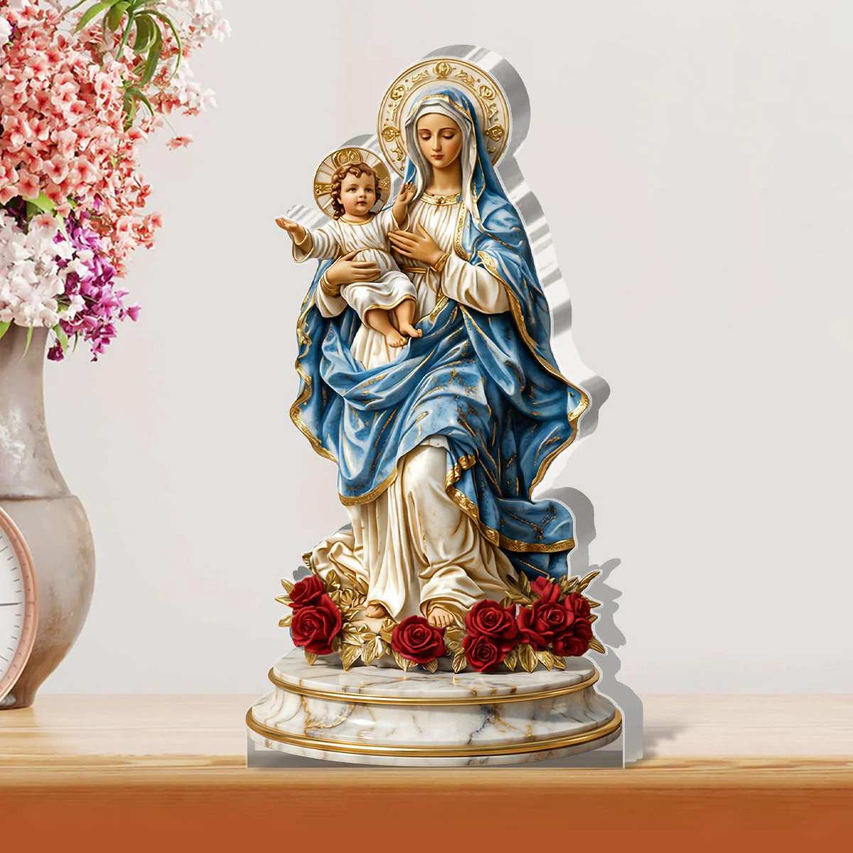 Radiance Of Mercy - Custom Shaped Acrylic Plaque - Christian Gift For Her BA01 - Image 3