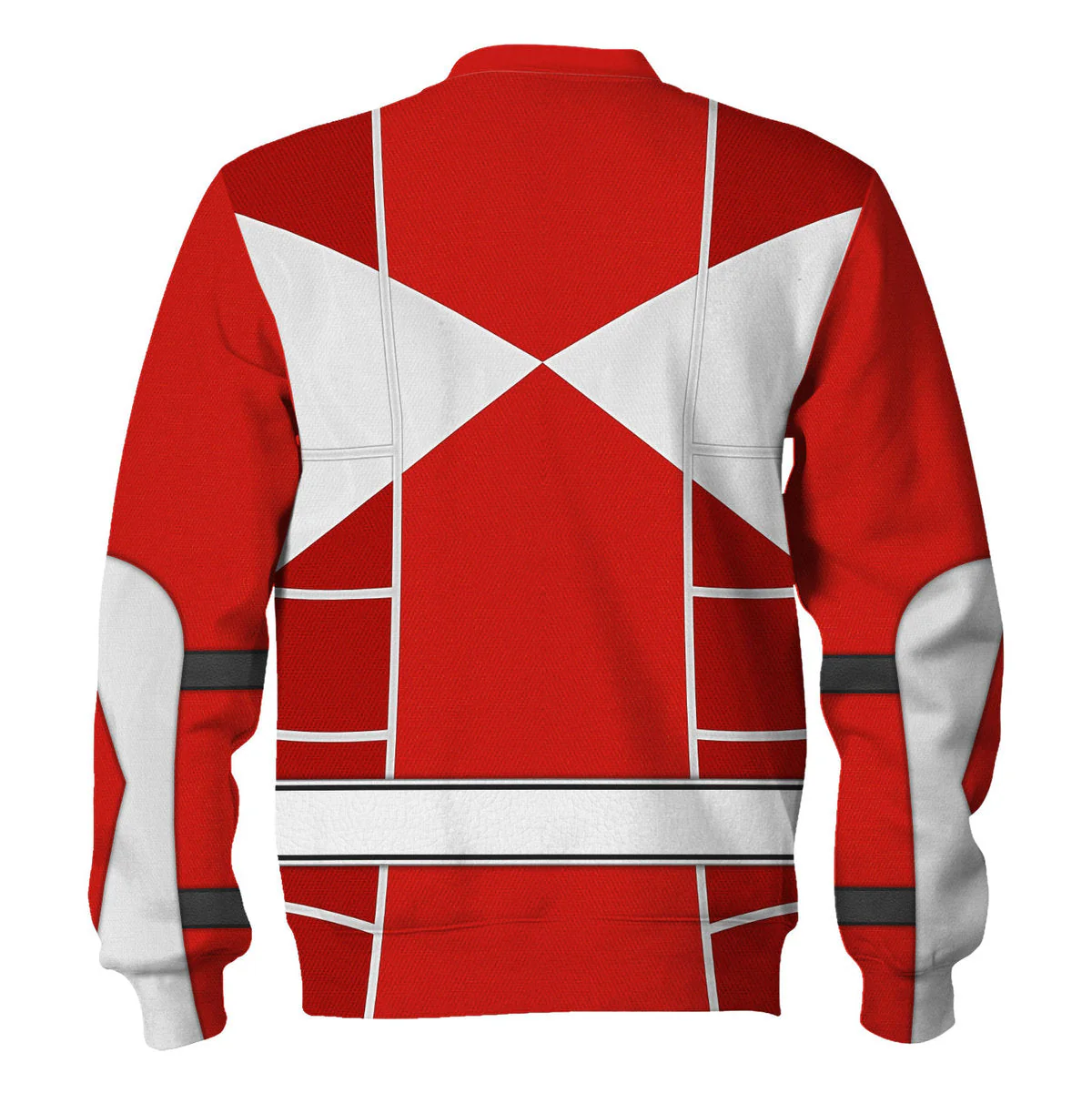 Red Mighty Morphin Power Ranger Cosplay C2 - Hoodie Set, Sweatshirt, Sweatpants | PRHS91 - Image 7