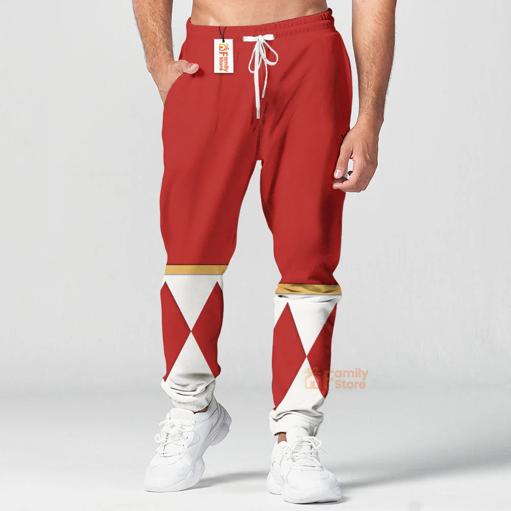 Red Ranger Dragon Shield | Hoodies Sweatshirt T-shirt Hawaiian Tracksuit | PRHS75 - Image 8