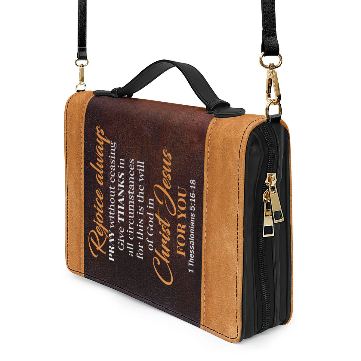Rejoice Always, Pray Without Ceasing - Thoughtful Gift For Christians - Personalized Bible Covers - AT4081411 - Image 5