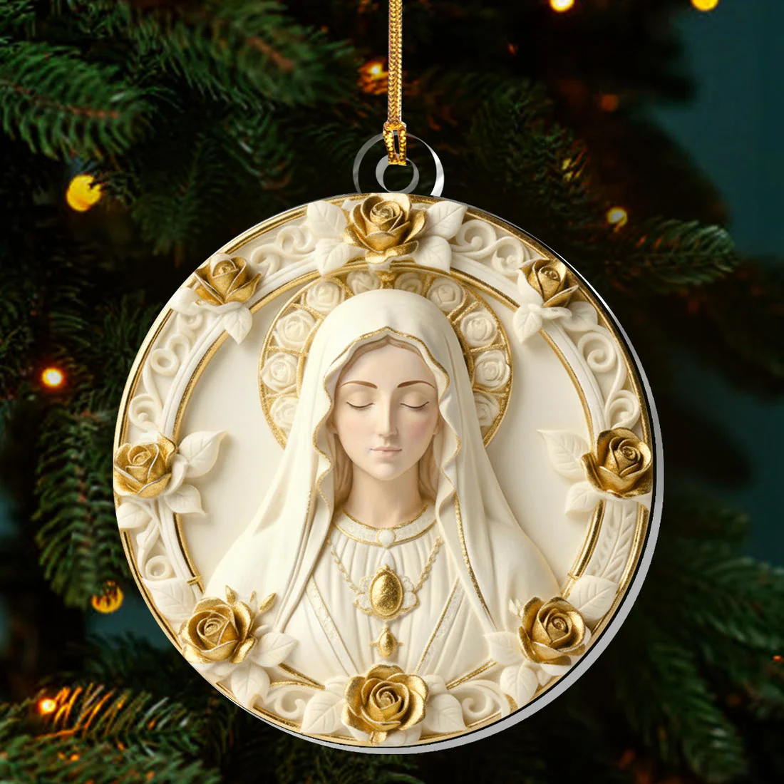 Sacred Serenity - 1-Layer Acrylic Ornament HL128 - Image 3
