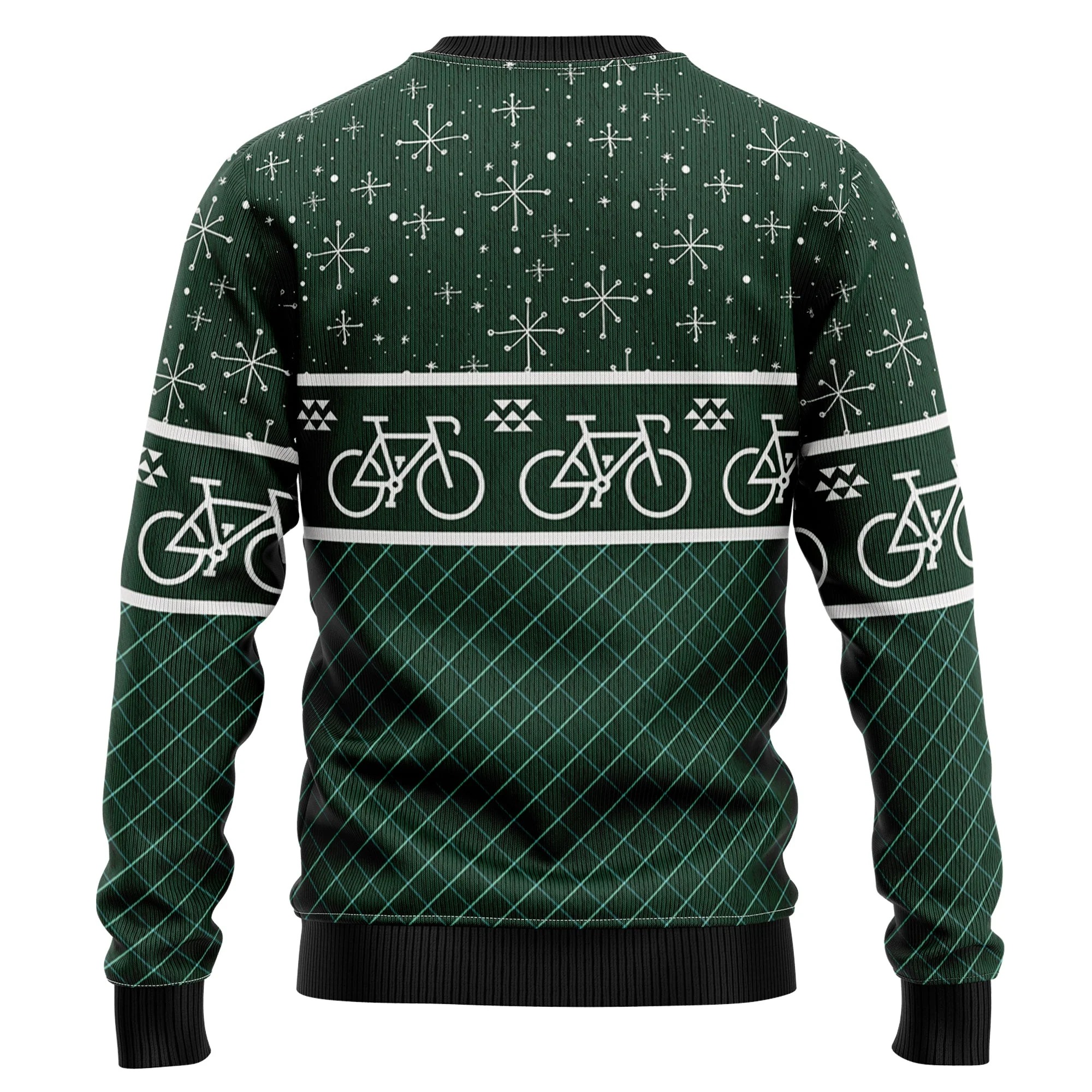 Santa Cycling Ugly Christmas Sweater For Men And Women - Image 7