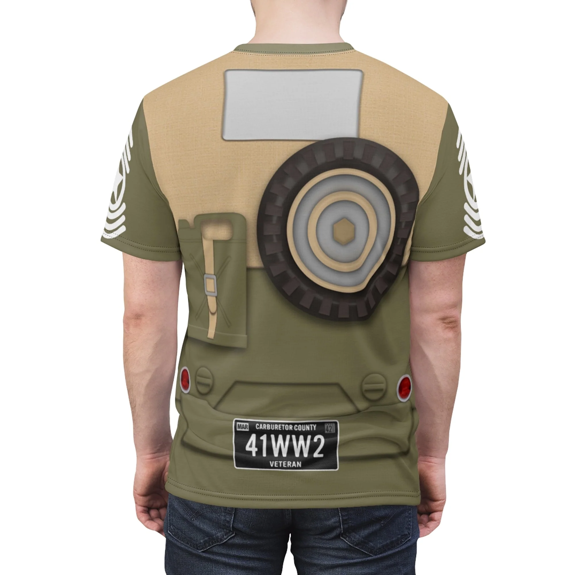 Sarge Pixar Cars Costume T-Shirt - Image 2