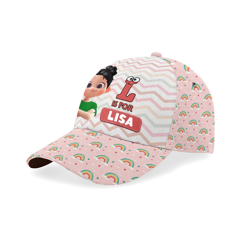 School Kid's Name - Personalized Classic Cap - Gift For Kids | GR29.01 HN02 - Image 2