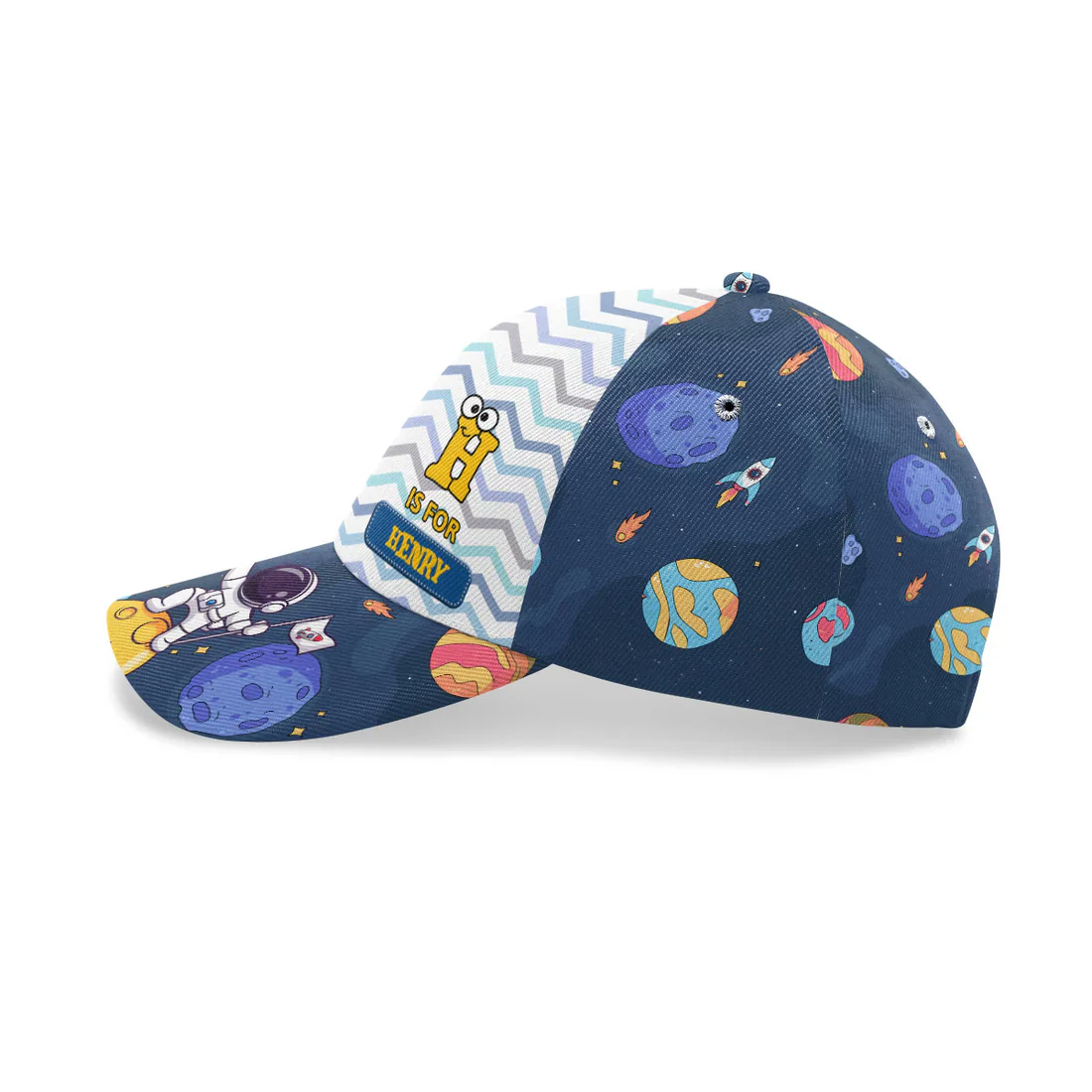 School Kid's Name - Personalized Classic Cap - Gift For Kids | GR29.01 HN02 - Image 3