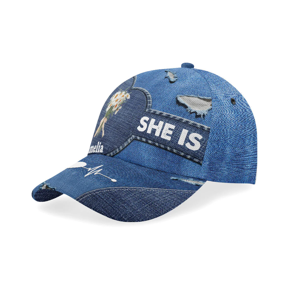 She Is - Personalized Classic Cap - Christian Gift - Image 2