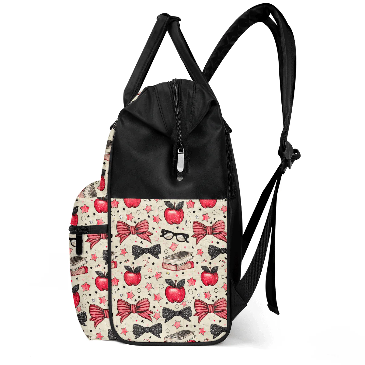 She Speaks Wisely Teaching Gracious Love - Personalized Duckbilled Backpack - Gift For Teachers - Image 2