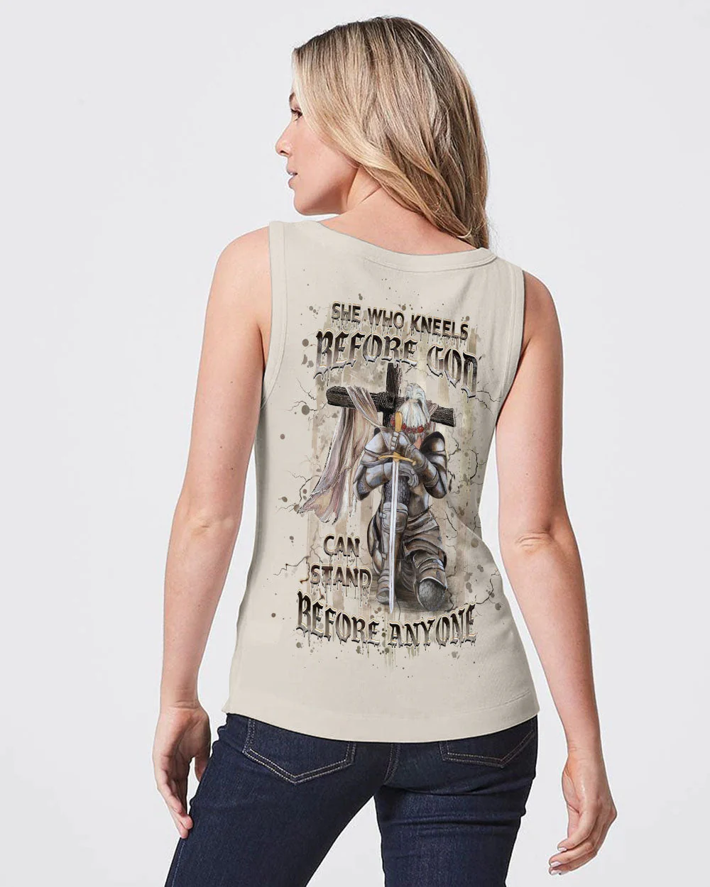 She Who Kneels Before God Women's All Over Print Shirt - Yhhg1709242 - Image 8