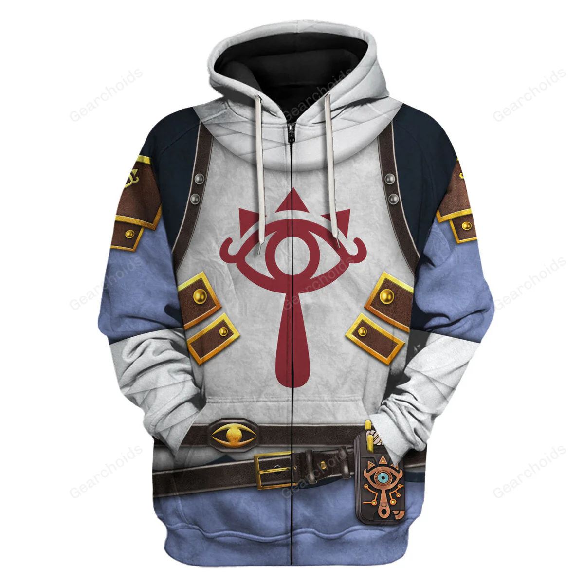 Sheik Attire Cosplay Hoodie Sweatshirt Sweatpants ZDHS11 - Image 3