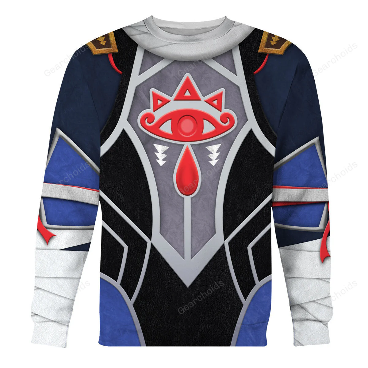 Sheik Zelda Attire Cosplay Hoodie Sweatshirt Sweatpants ZDHS18 - Image 4