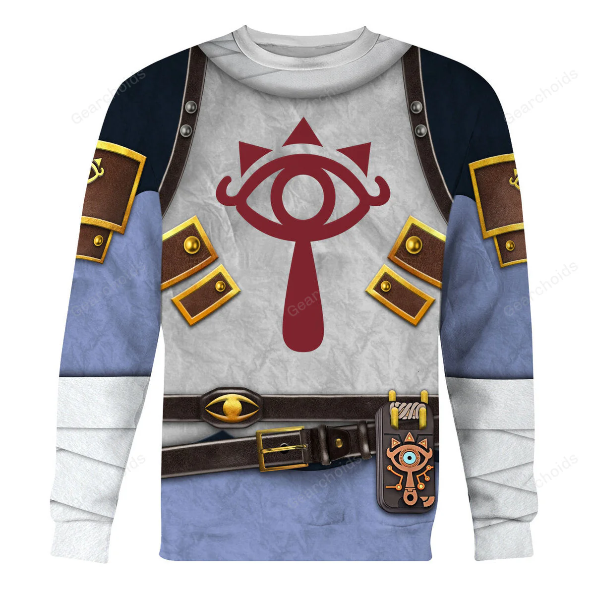 Sheikah Stealth Attire Hoodie Sweatshirt Sweatpants ZDHS17 - Image 4