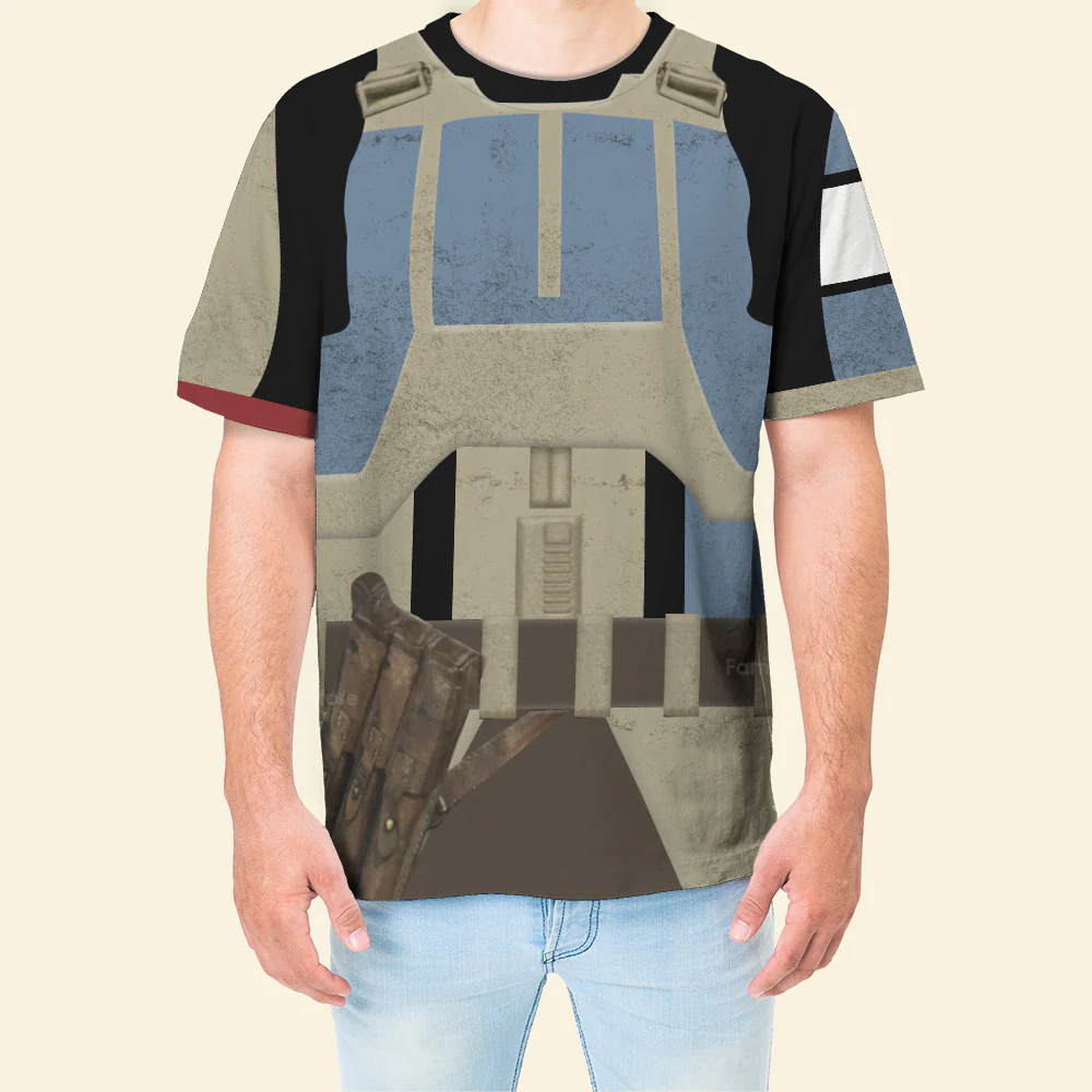 Shoretrooper Captain Stwa Costume - 3D Tshirt - Image 4